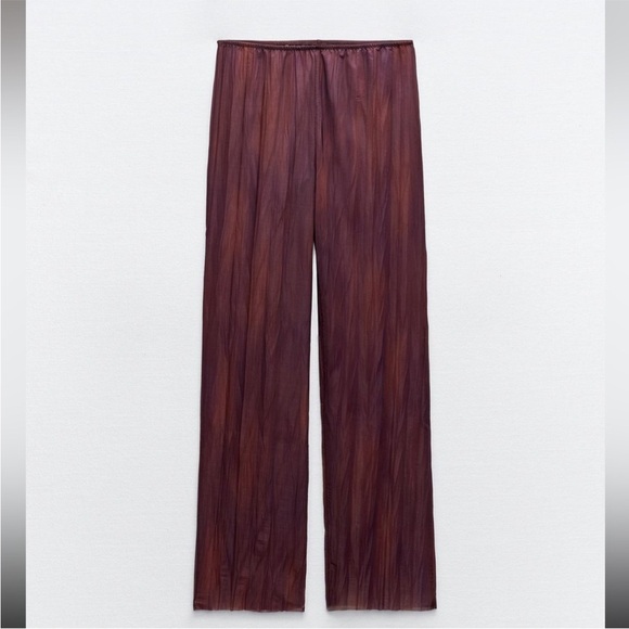 Zara organza tie dye stretch pants - Picture 10 of 12